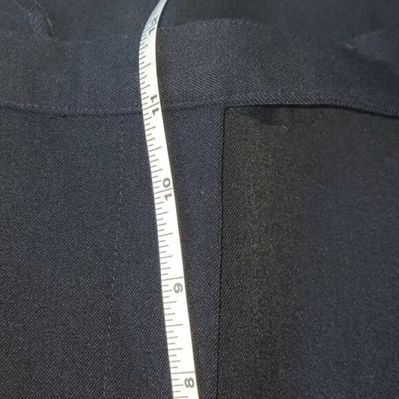 Talbots Stretch Pocketed Zip & Clasp Accent Slit Hem Dress Sz. 10 Pants - Picture 9 of 10